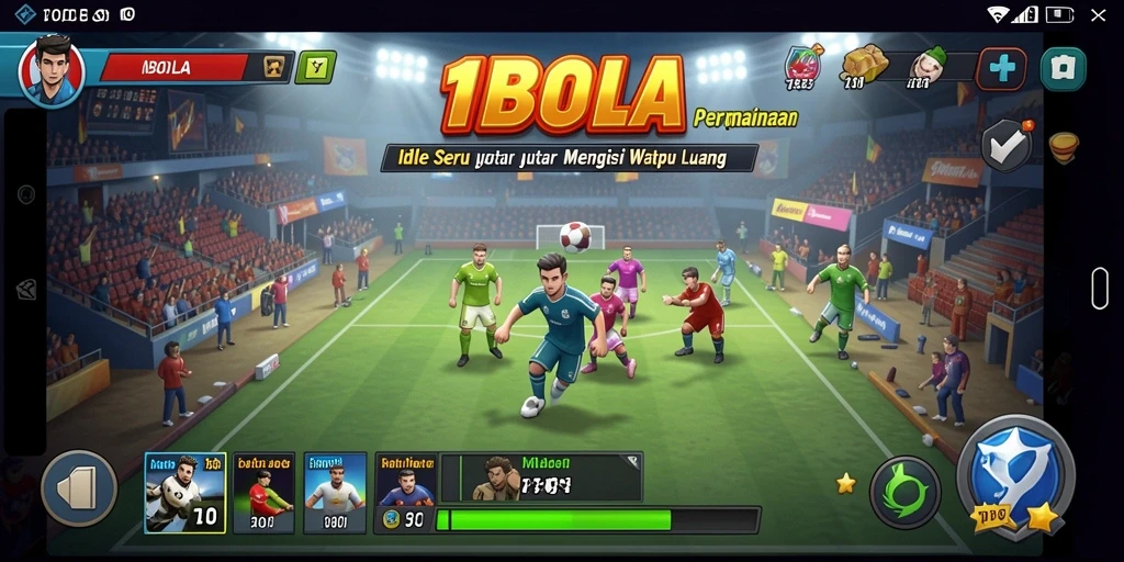 Tampilan gameplay 11BOLA yang menarik dan interaktif
