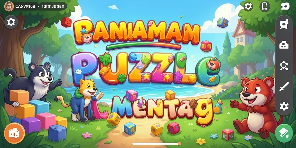 Tampilan utama gameplay CANVA168 yang seru dan menantang.