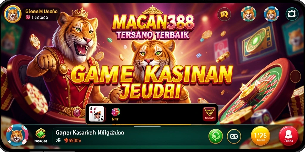 Screenshot gameplay MACAN388 menunjukkan suasana Kasino yang seru dan interaktif.