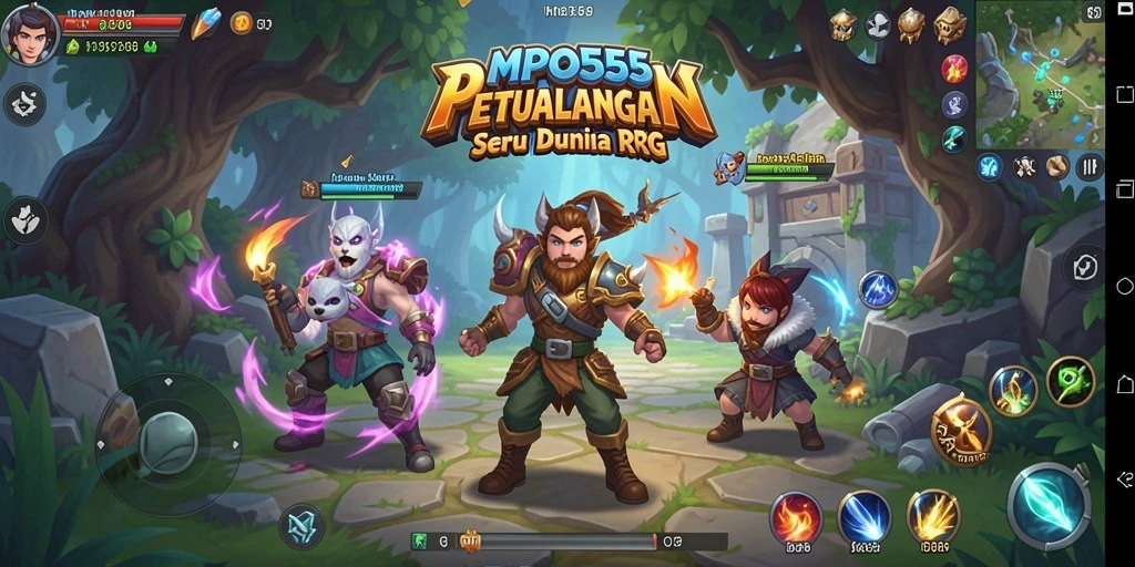 Tampilan gameplay RPG MPO555 yang mendebarkan dan penuh tantangan.