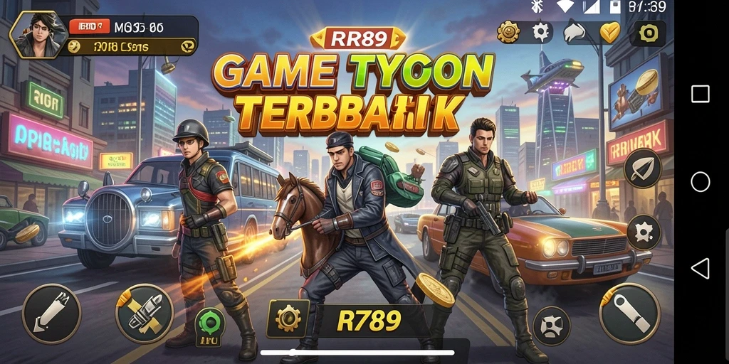 Gameplay menarik dari RR89 yang mengajak pemain membangun empire bisnis.